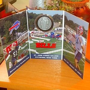 Buffalo Bills Training Camp commemorative coin in collectible pictures base